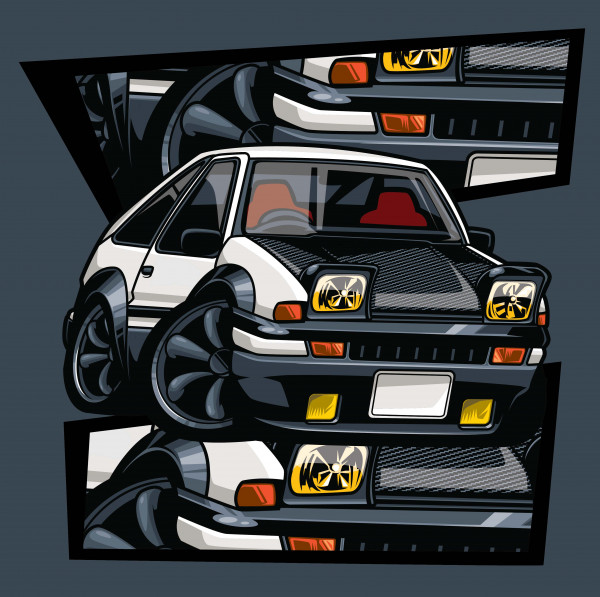 Toyota Trueno AE86 Animado